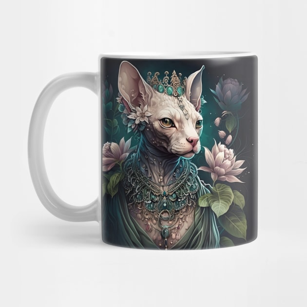 Hybrid Alien Enchanted Sphynx Nature Goddess by Enchanted Reverie